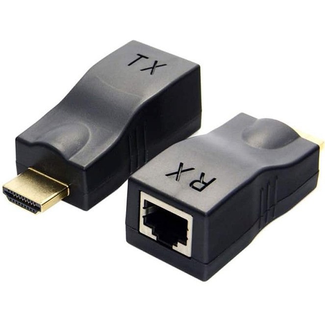 اکستندر lan to hdmi تبدیل افزایش طول HDMI تحت شبکه 30 متری